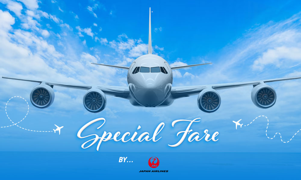 Special fare to Japan by JAL