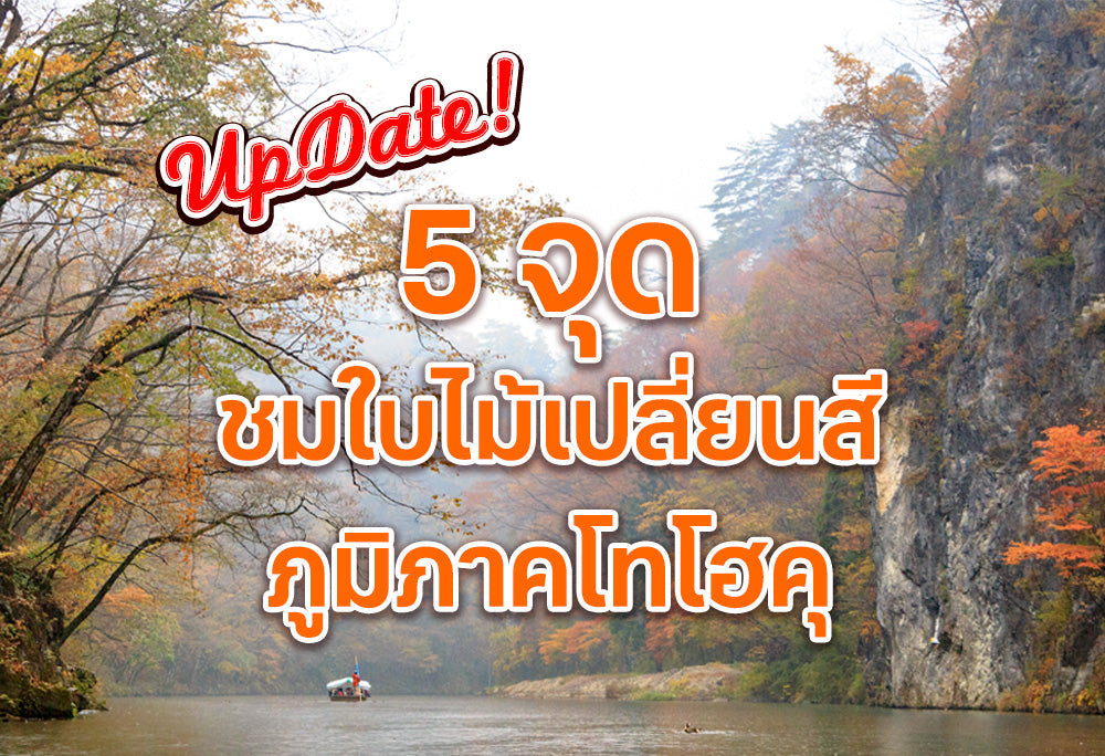 Update 5 จุดชมใบไม้เปลี่ยนสี....ภูมิภาคโทโฮคุ